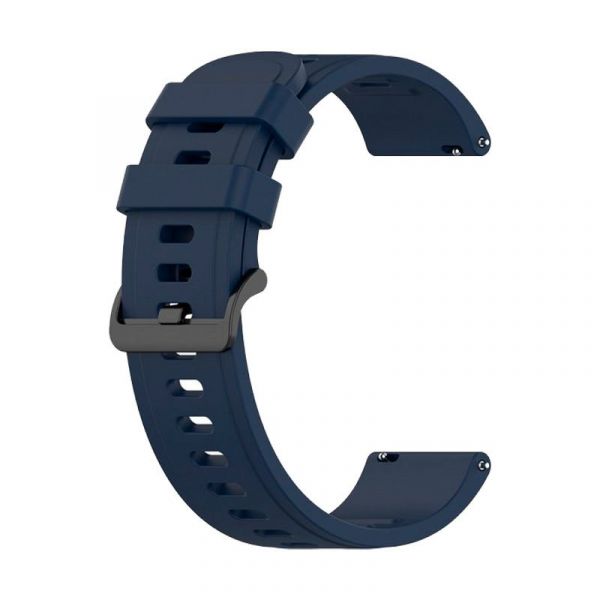 Pulseira de Smoothsilicone 22mm Huawei GT2 Pro Classic 46mm Azul Escuro