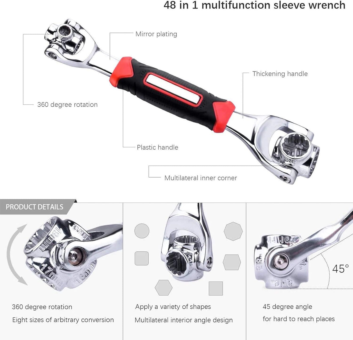 Chave Universal 48 em 1 – A Ferramenta Multifuncional Inteligente
