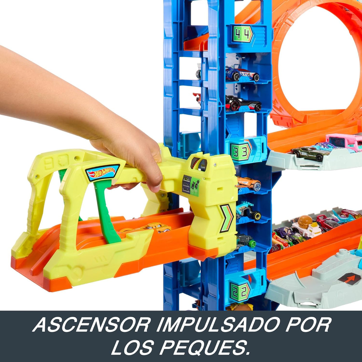 Hot Wheels City Let's Race Garagem Definitiva com Dragão e 4 Níveis + 2 Veículos - Mattel HKX48