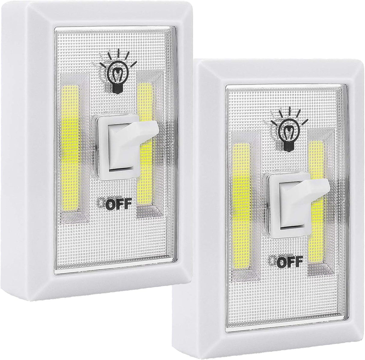 Lâmpada LED a pilhas COB 3W 200Lm - 2 unidades