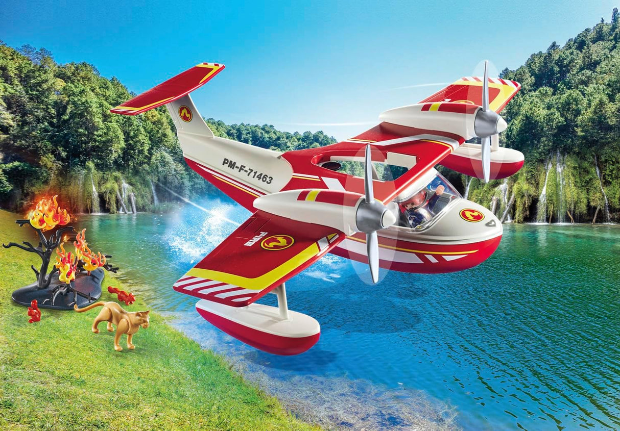 PLAYMOBIL Action Heroes 71463 – Hidroavião de Bombeiros
