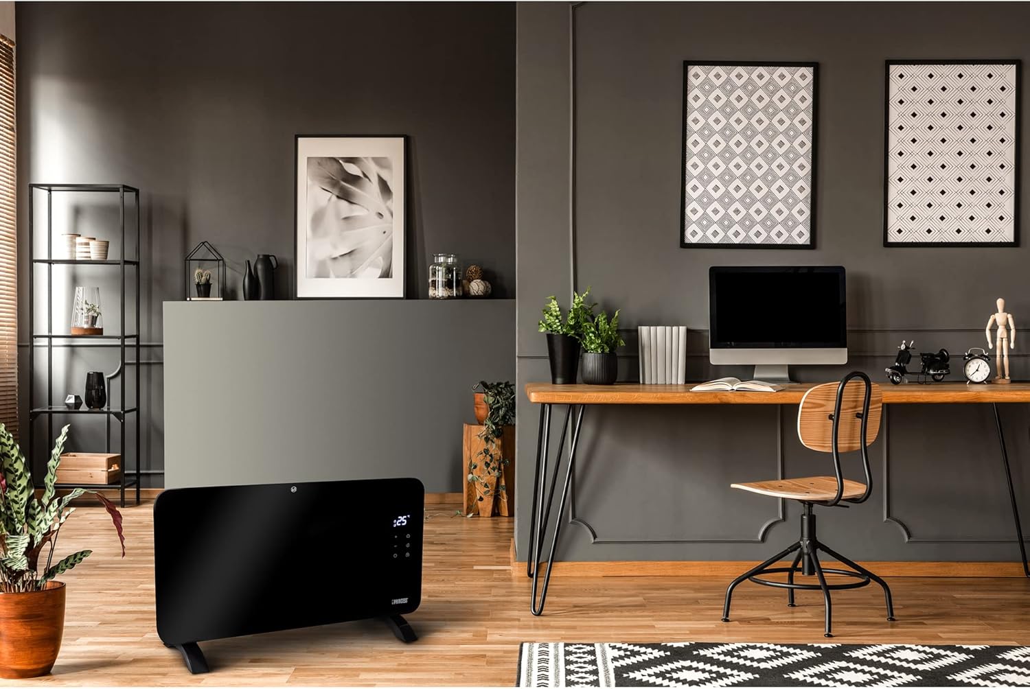 Aquecedor Convetor Smart Princess 1500W com Wifi Preto