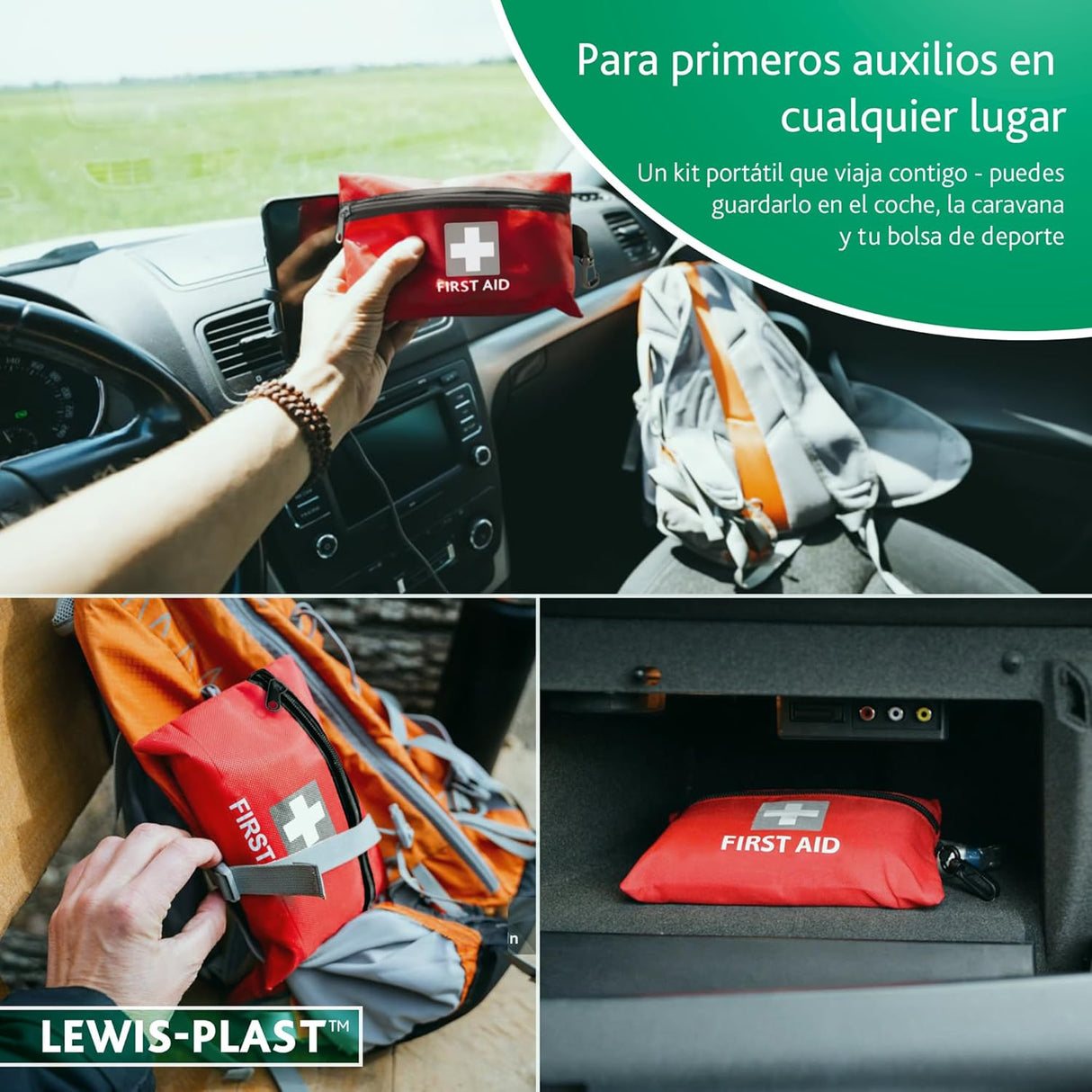 Kit de Primeiros Socorros Completo com 92 Itens