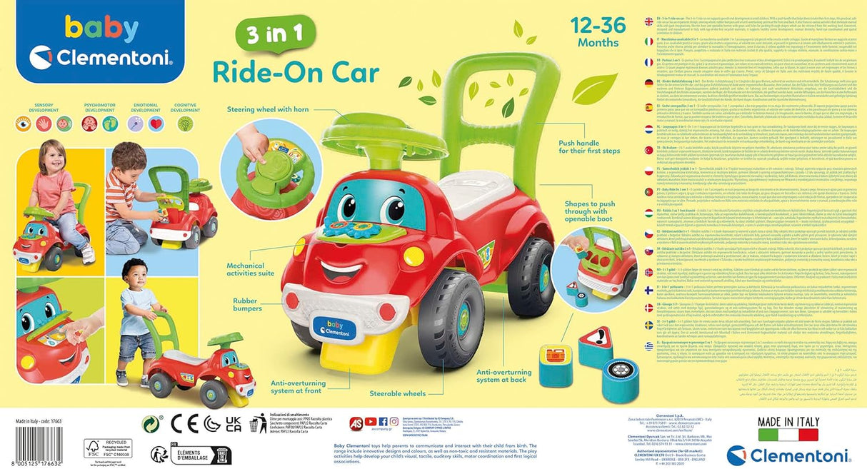 Clementoni – Baby Ride 3 em 1