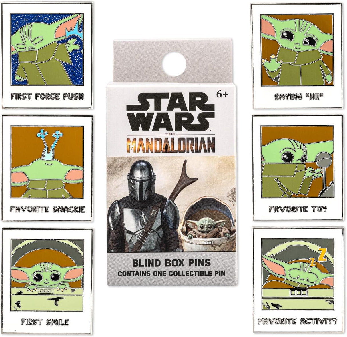 Funko Pop! Pin Mistério: Star Wars The Mandalorian - Envio Aleatório