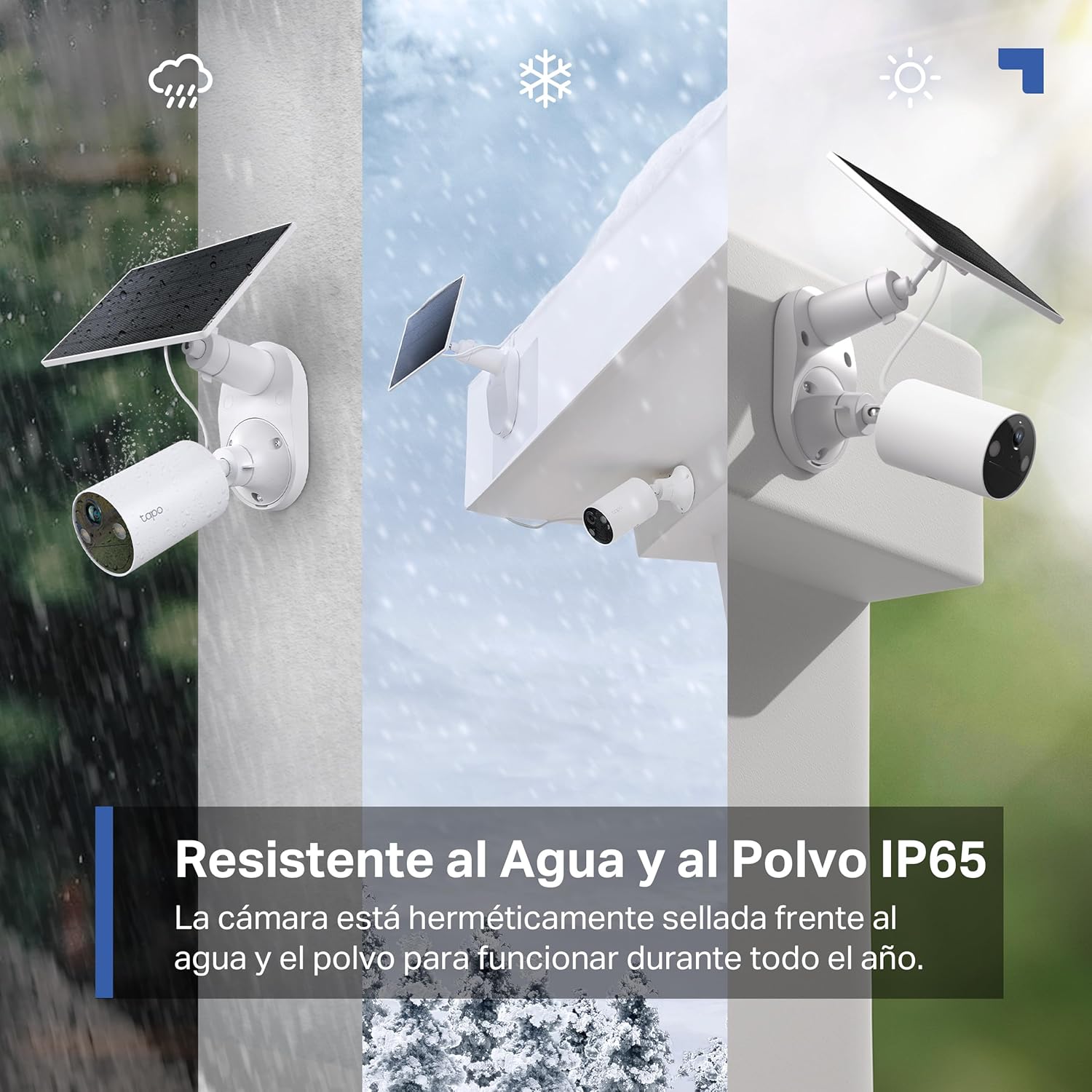 Câmara de Vigilância Tapo C410 Kit – Solar com Bateria Exterior 2K 3MP