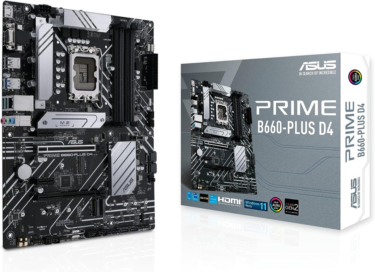Motherboard ASUS PRIME B660-PLUS D4 Placa mãe ATX Intel B660 LGA 1700