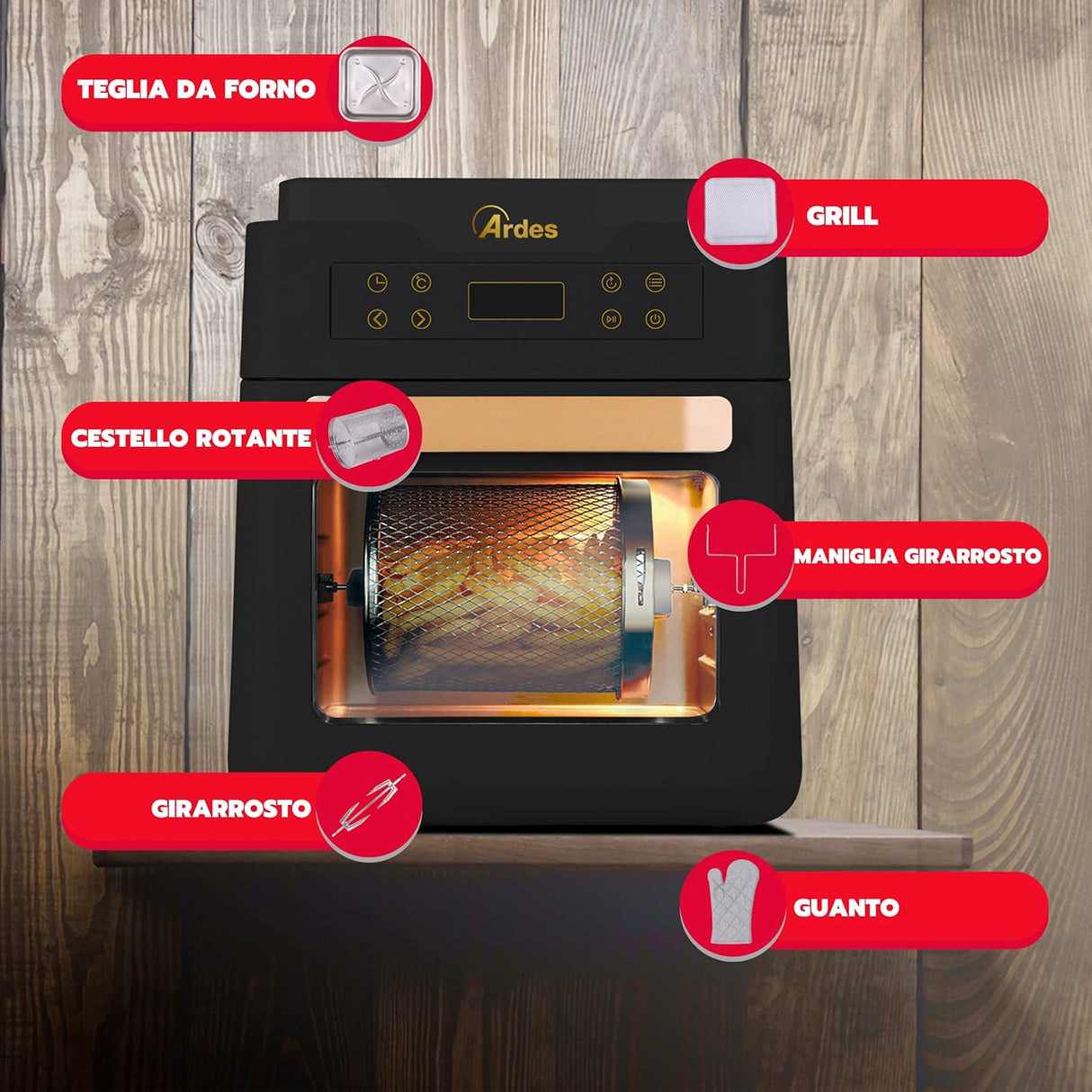 Air Fryer Ardes AR1K3000 12L 1000W