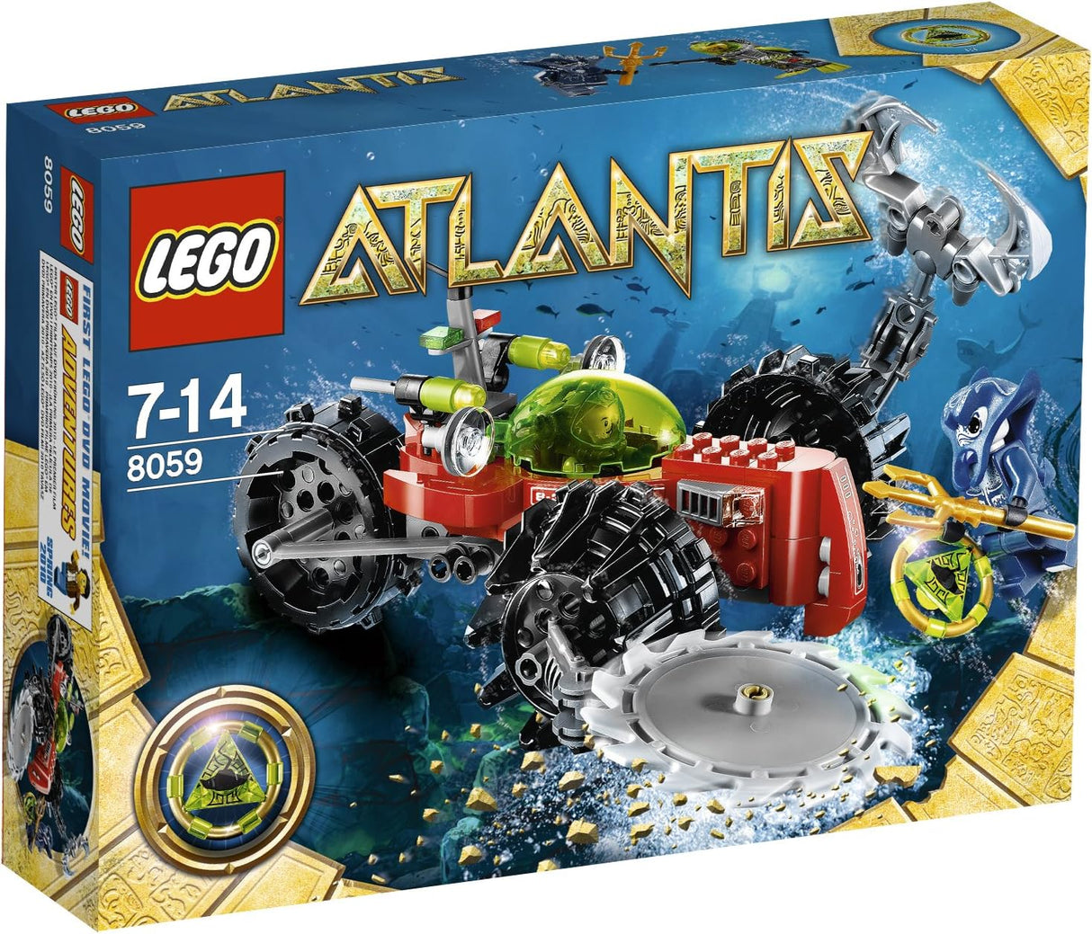 LEGO Atlantis - Varredor do Fundo do Mar 8059