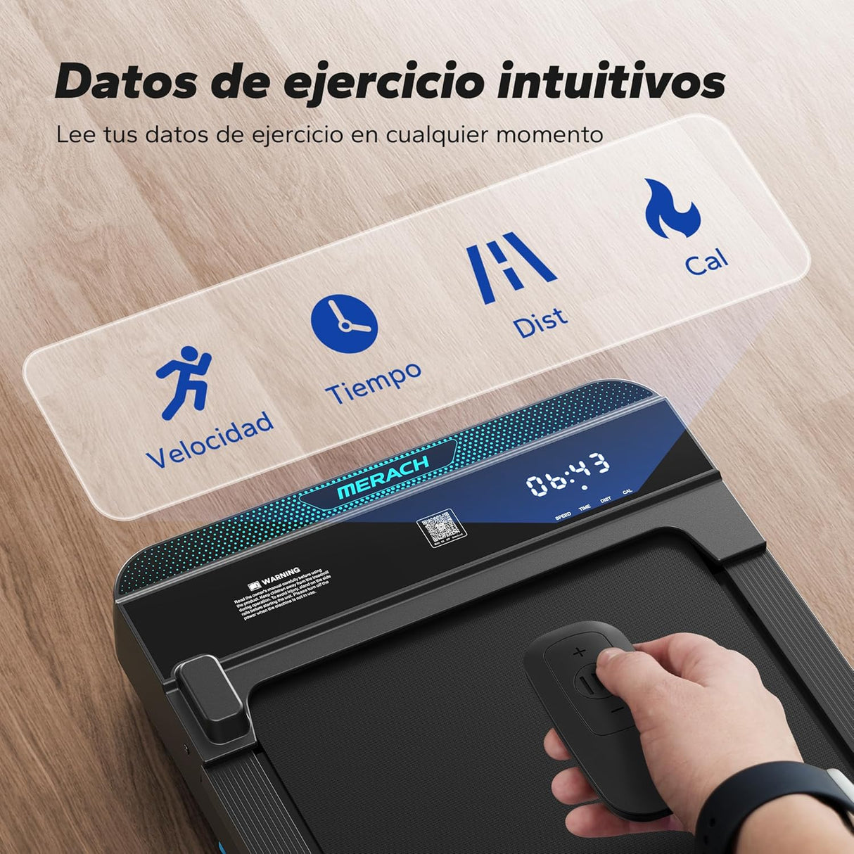 Passadeira de Corrida 6 km/h, aplicativo, ecrã LED para Casa e Escritório