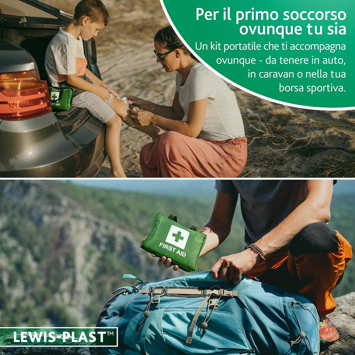 Kit de Primeiros Socorros Completo com 90 Itens