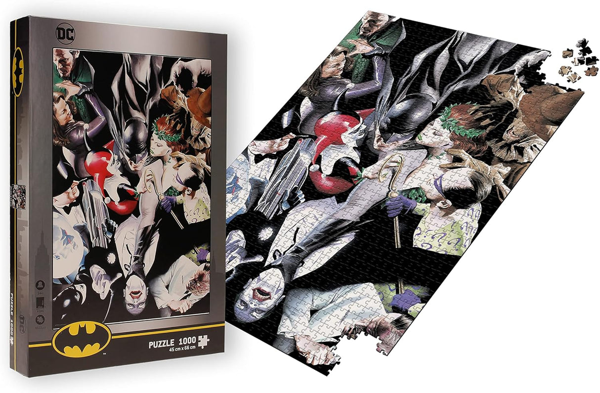 Puzzle Batman e seus Inimigos DC Universe 1000 Peças (GRADE A)