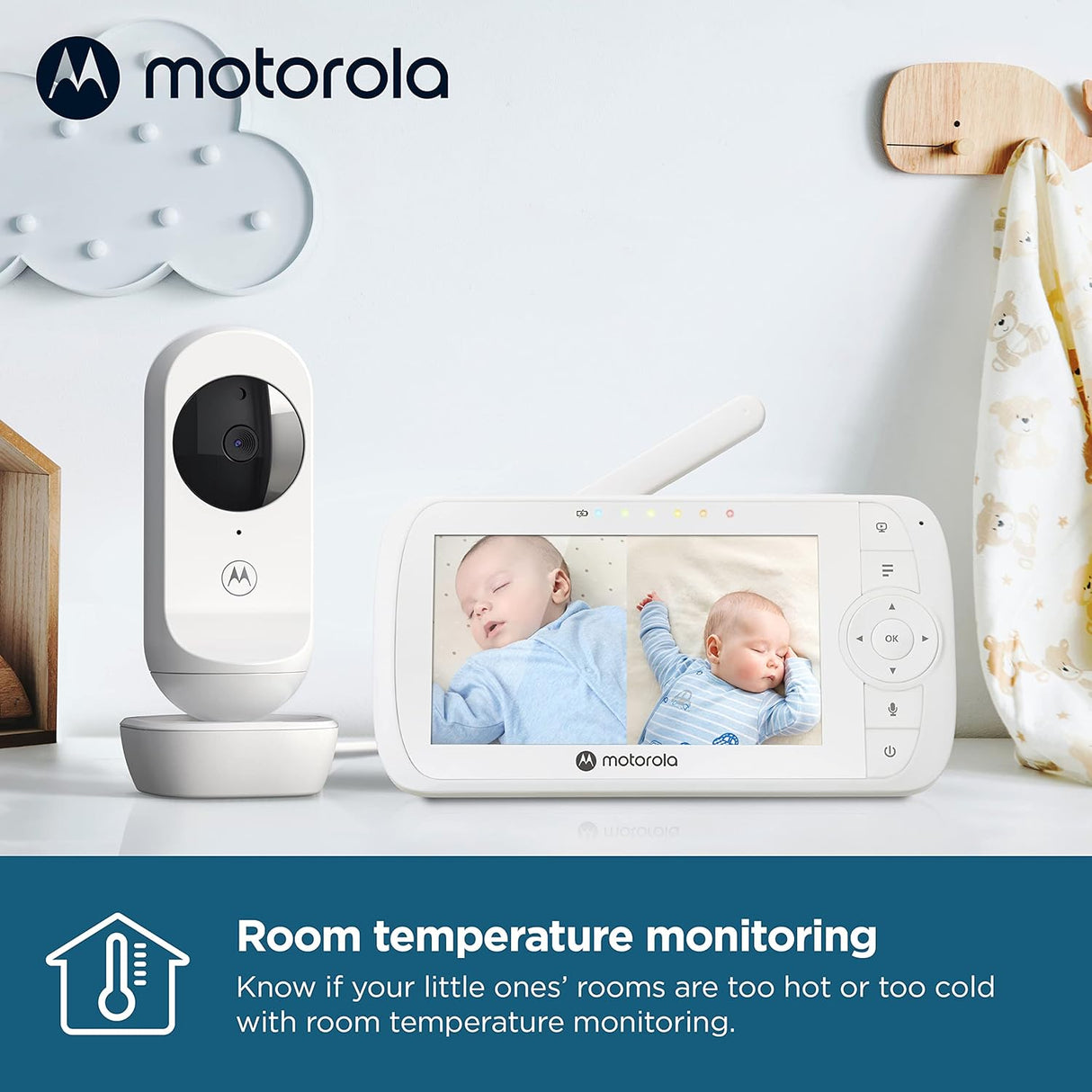 Monitor de Vídeo para Bebé Motorola VM35-2 - Branco