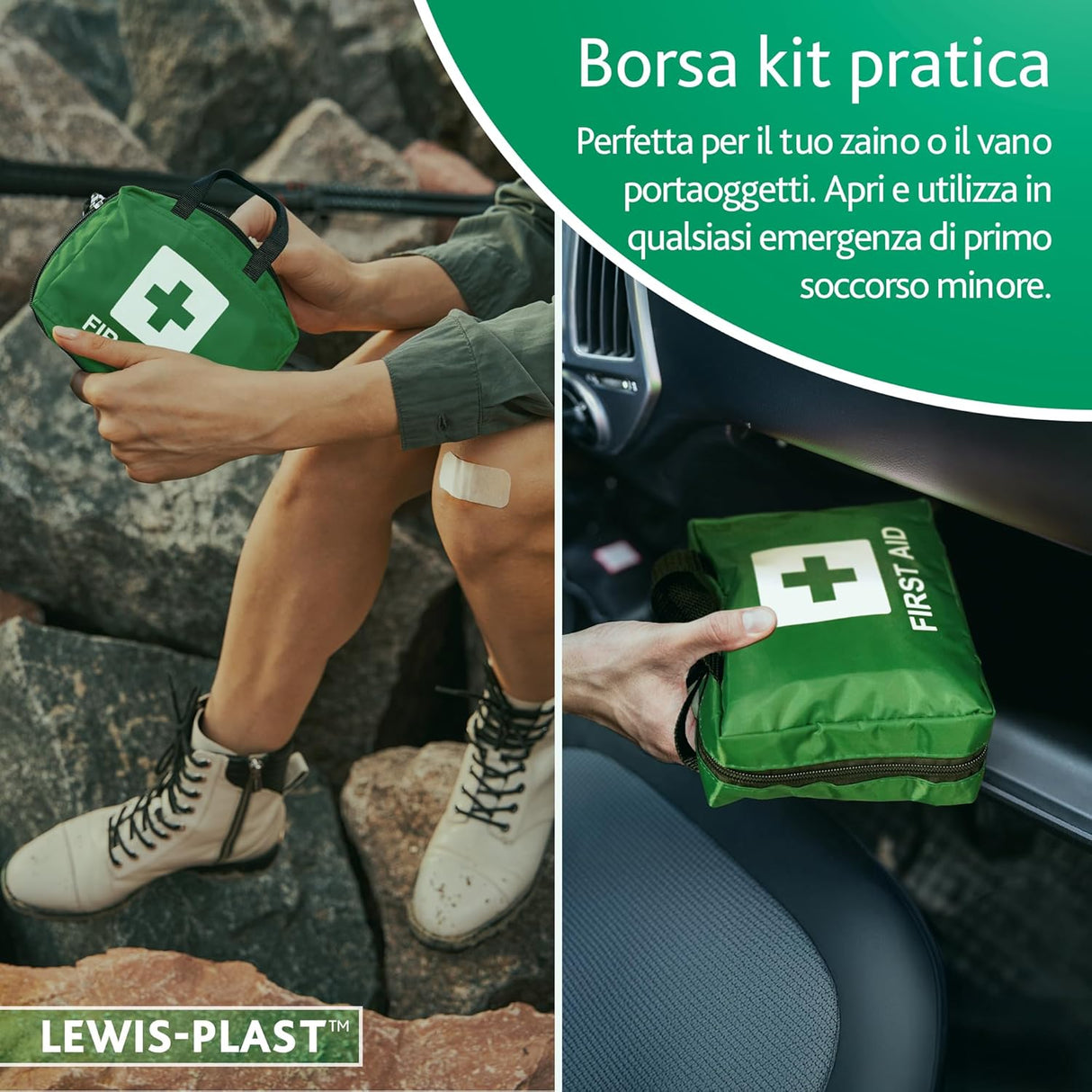 Kit de Primeiros Socorros Completo com 90 Itens