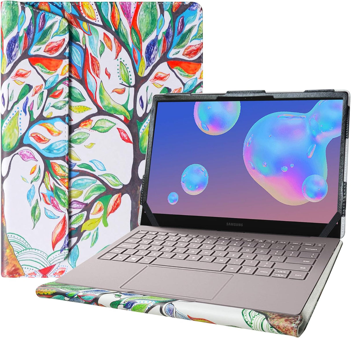 Capa Protetora Alapmk para Portátil 13.3″ – Samsung Galaxy Book / ASUS ZenBook – Design Árvore do Amor - Multi4you
