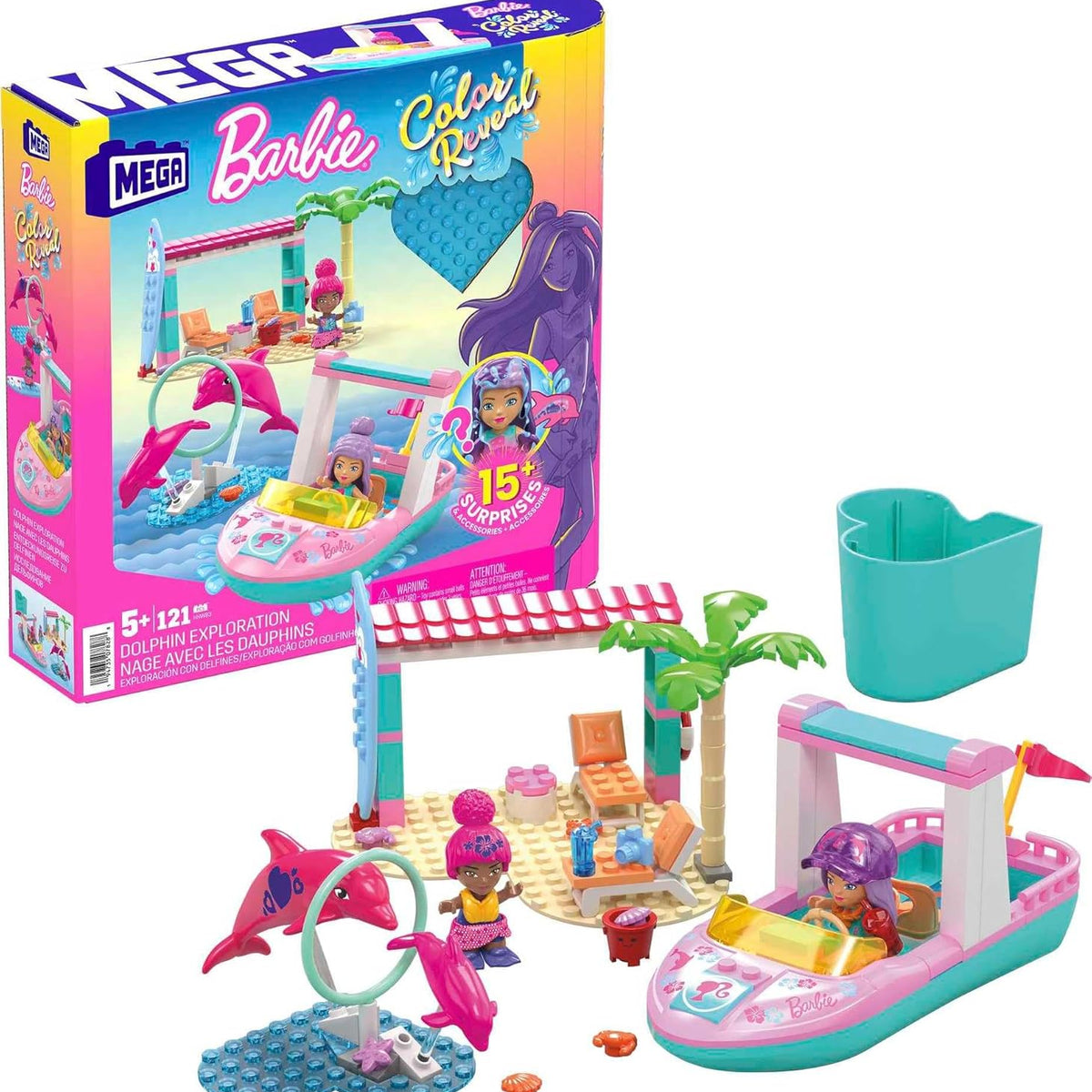 Mega Construx Barbie Rainbow Cove Fee – Mini-Spielfigur, Dreamtopia, Bausteine, Ab 3 Jahren, Sammel-Set Mega Construx Barbie Rainbow Cove Fee – Mini-Spielfigur, Dreamtopia, Bausteine, Ab 3 Jahren, Sammel-Set
