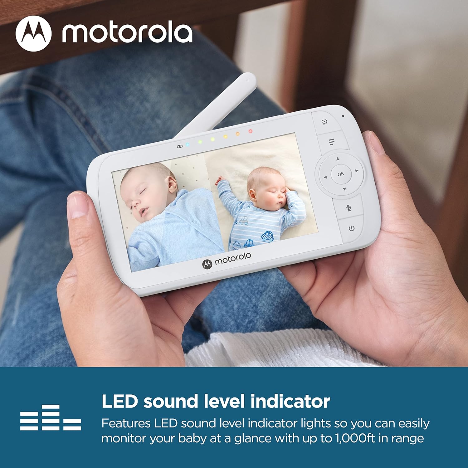 Monitor de Vídeo para Bebé Motorola VM35-2 - Branco