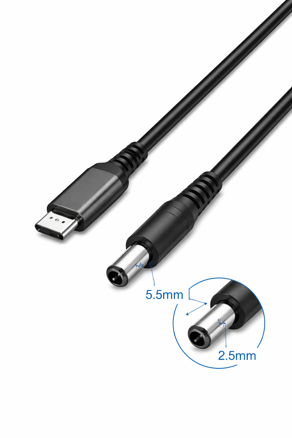 Cabo USB-C para Conector DC 5.5 × 2.5 mm – Multi4you®