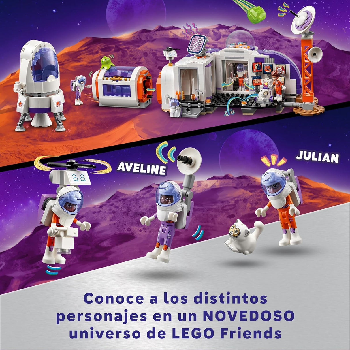 LEGO Friends Space 42605 - Base Espacial e Foguetão de Marte