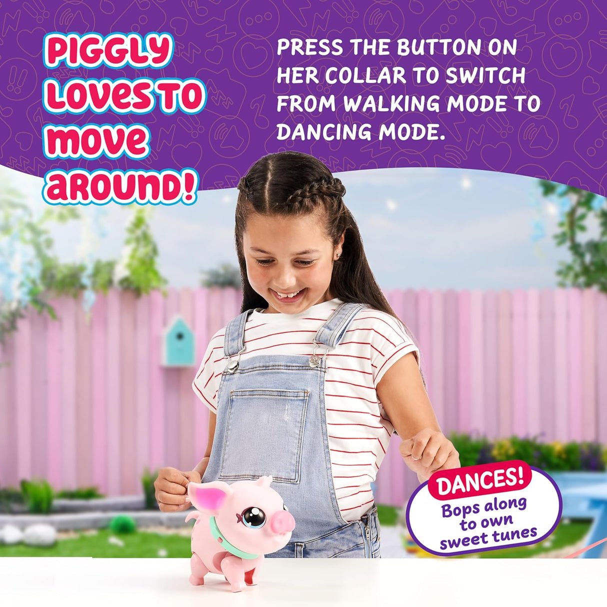Little Live Pets – My Walking Pig – Porquinha Interativa Piggly