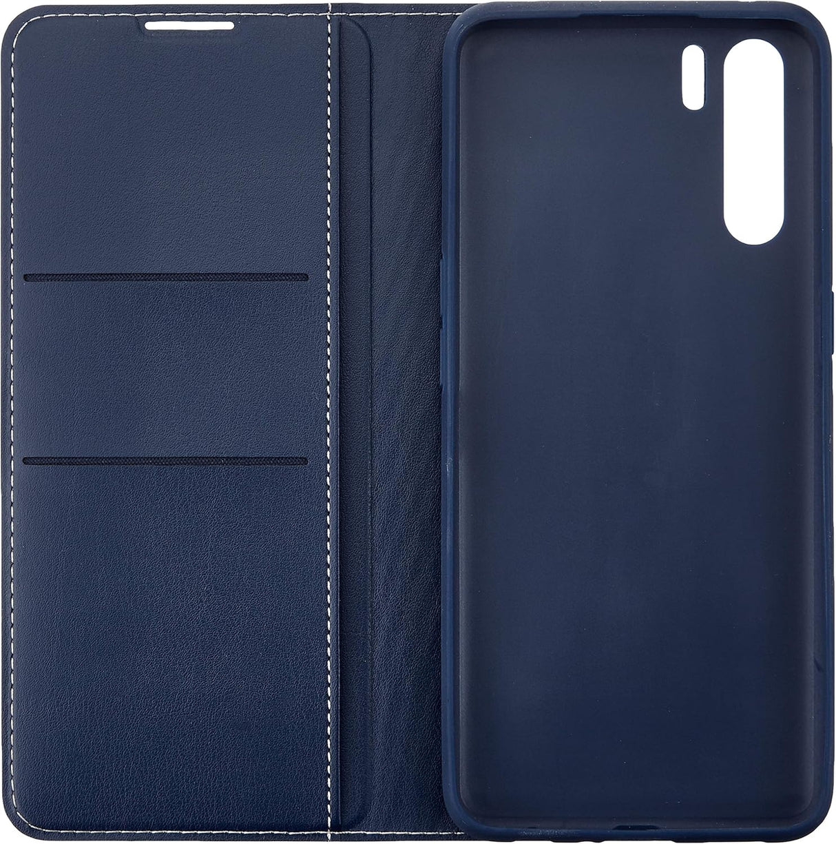 Capa OPPO A91 Flip Azul