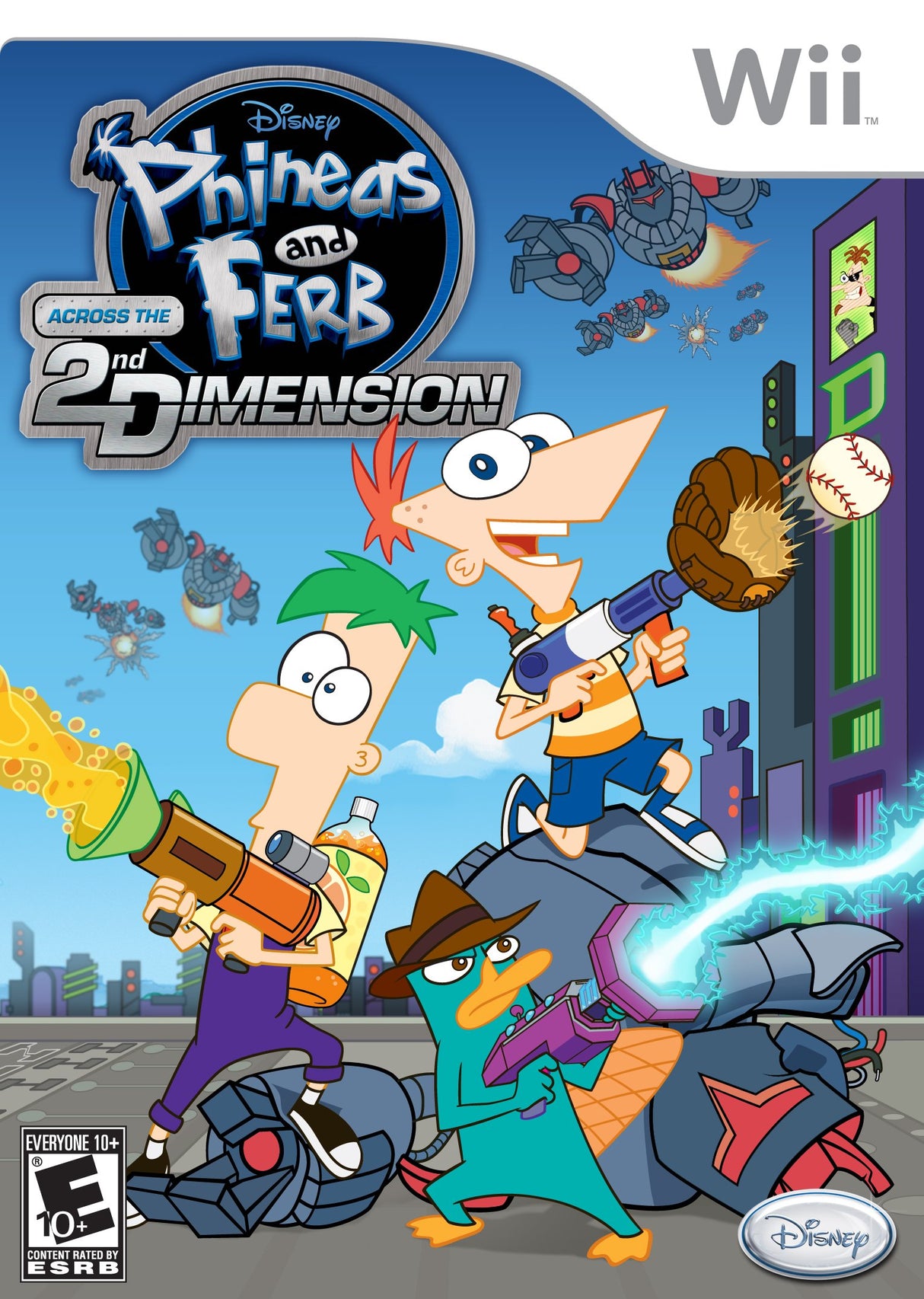Phineas and Ferb: Across the 2nd Dimension - Wii (FR) (GARDE A)