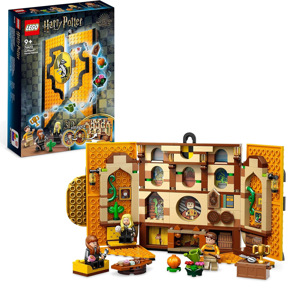 LEGO Harry Potter 76412 - Bandeira da Casa de Hufflepuff