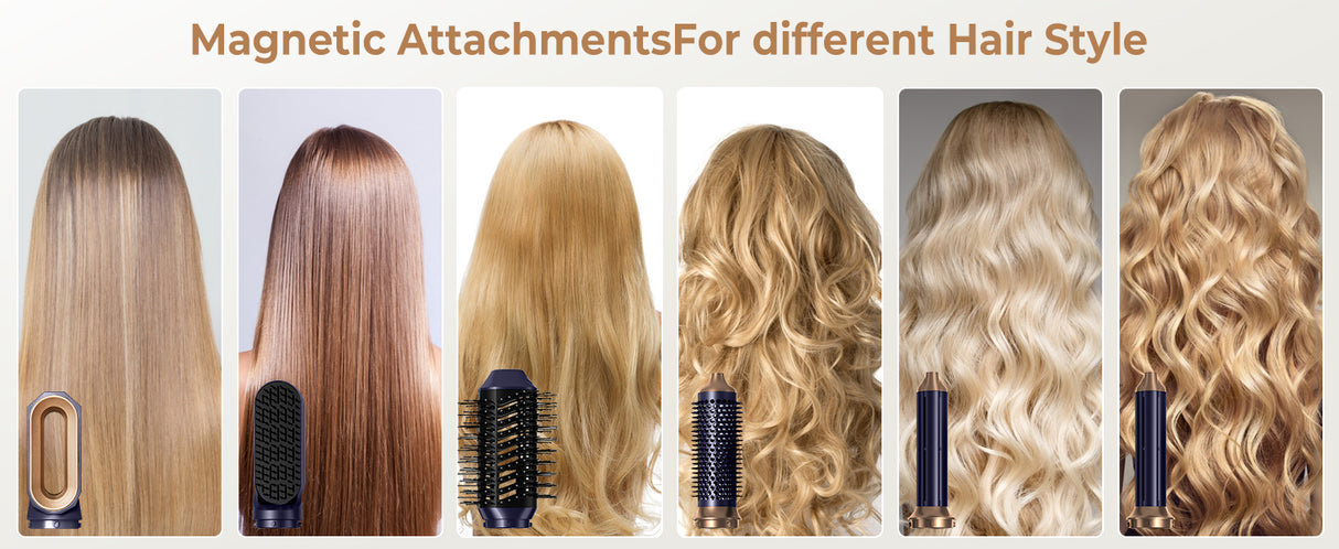 Escova Secadora de cabelo 6 em 1