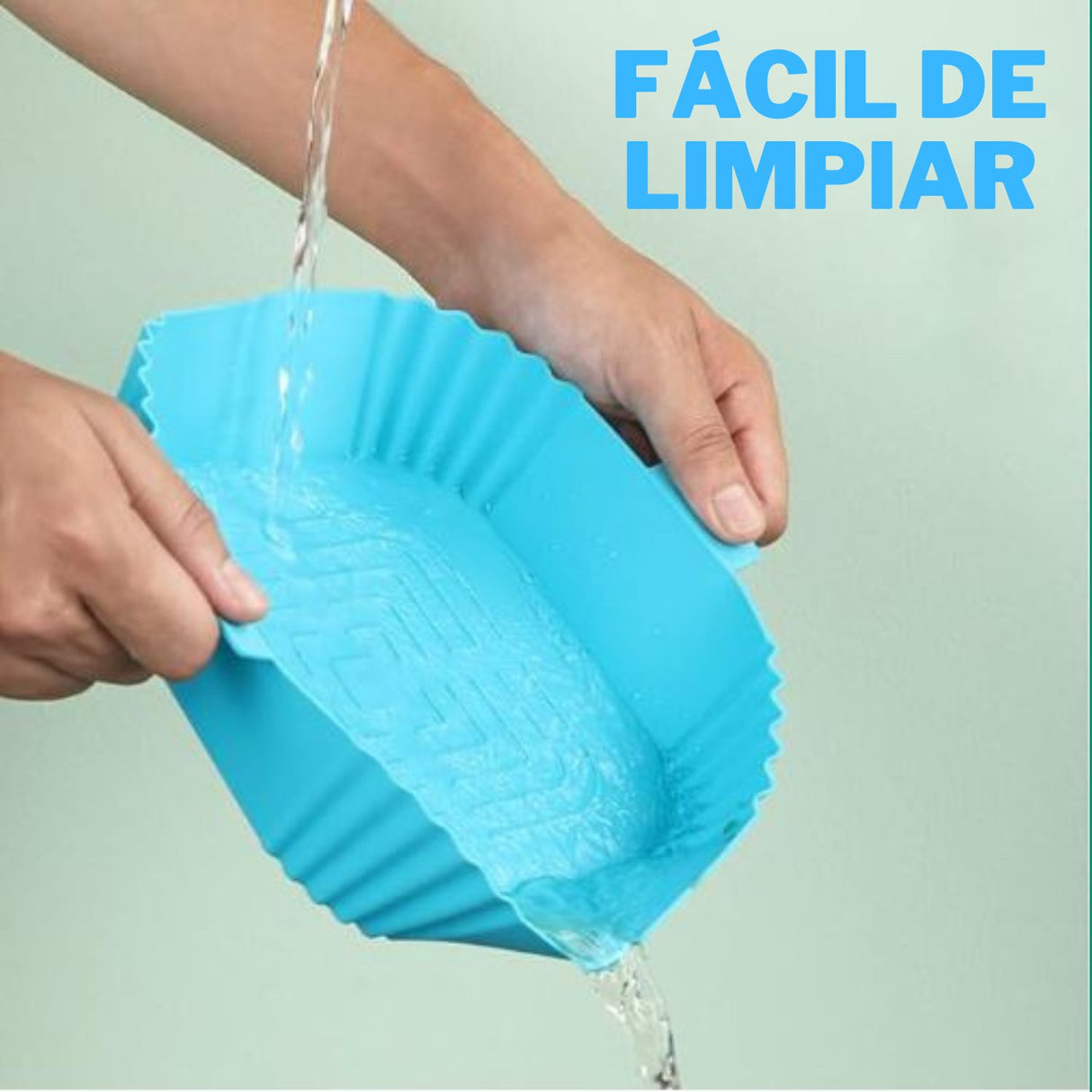 Conjunto bandeja de silicone para airfryer - 6 unidades