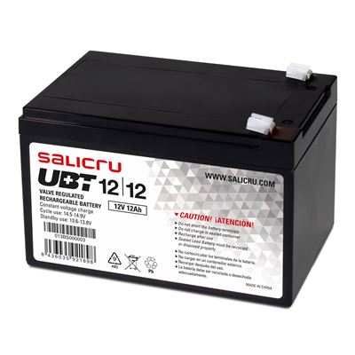 Bateria UPS Salicru UBT 12/12 | 12V | 12Ah | VRLA – Preto