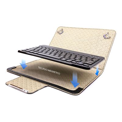 Capa para Tablet Talius CV3007BLK Preta com Teclado Bluetooth – 10"