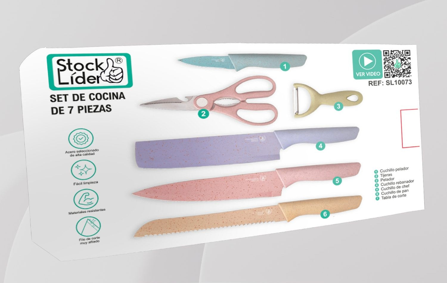 Set de Cozinha 7 peças