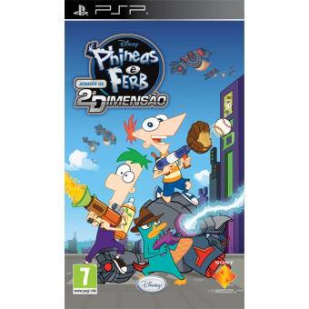 Jogo Phineas and Ferb: Através da 2ª Dimensão PSP - (GRADE A)