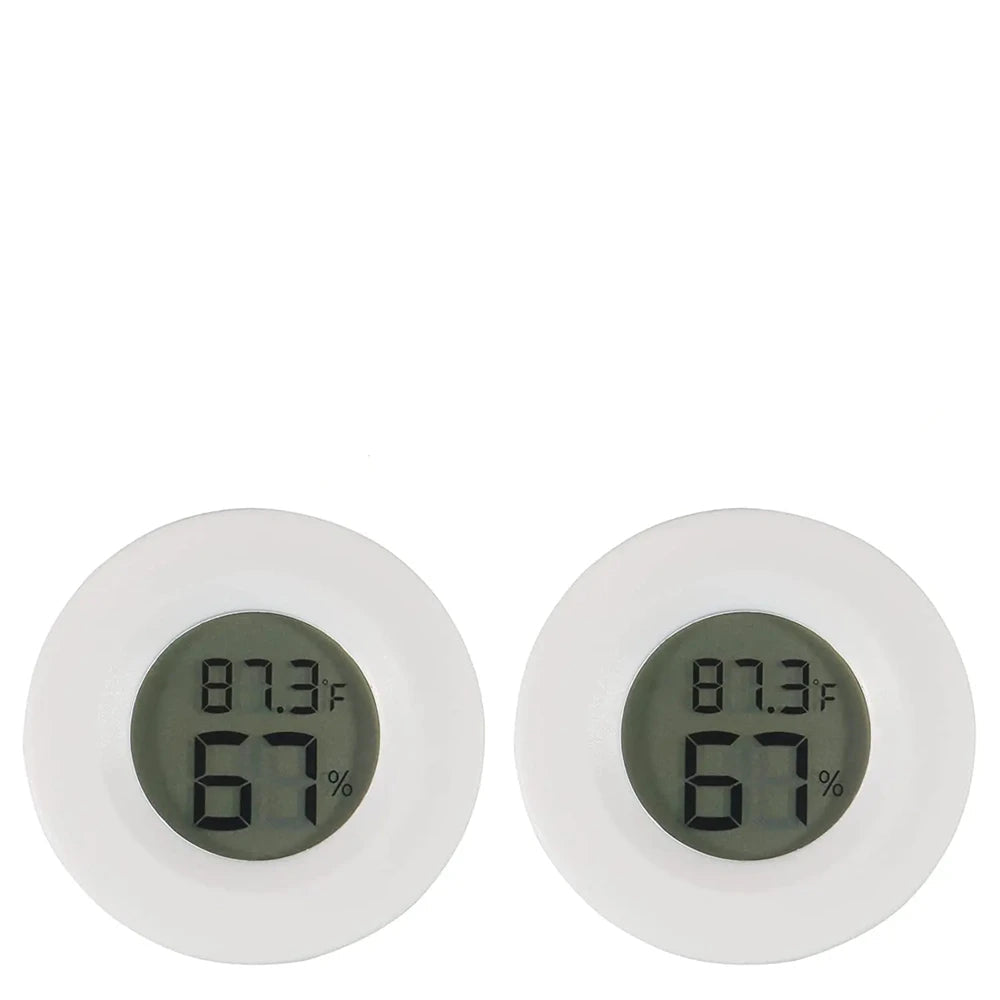 Mini Higrómetro e Termómetro Digital LCD Pack 2 Unidades (Branco) - Multi4you®