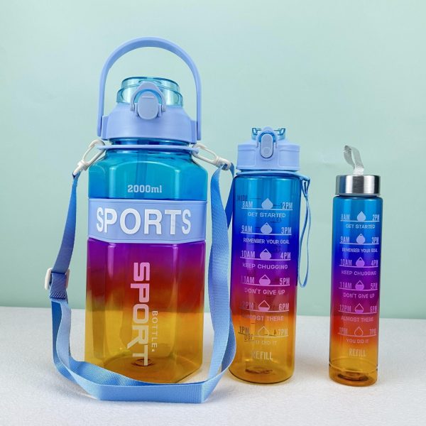 Pack de 3 garrafas desportivas