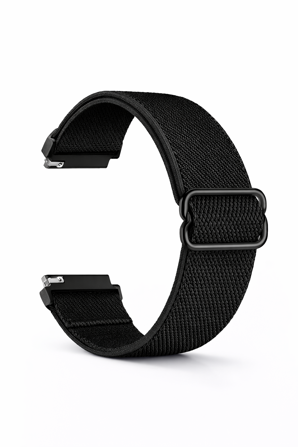 Pulseira de Substituição 20mm Alça Elástica Ajustável Xiaomi Amazfit GTS / Bip / Bip Lite / Bip S / GTR 42mm / Ticwatch / Huawei / Samsung Metal Milanesa (Preta)