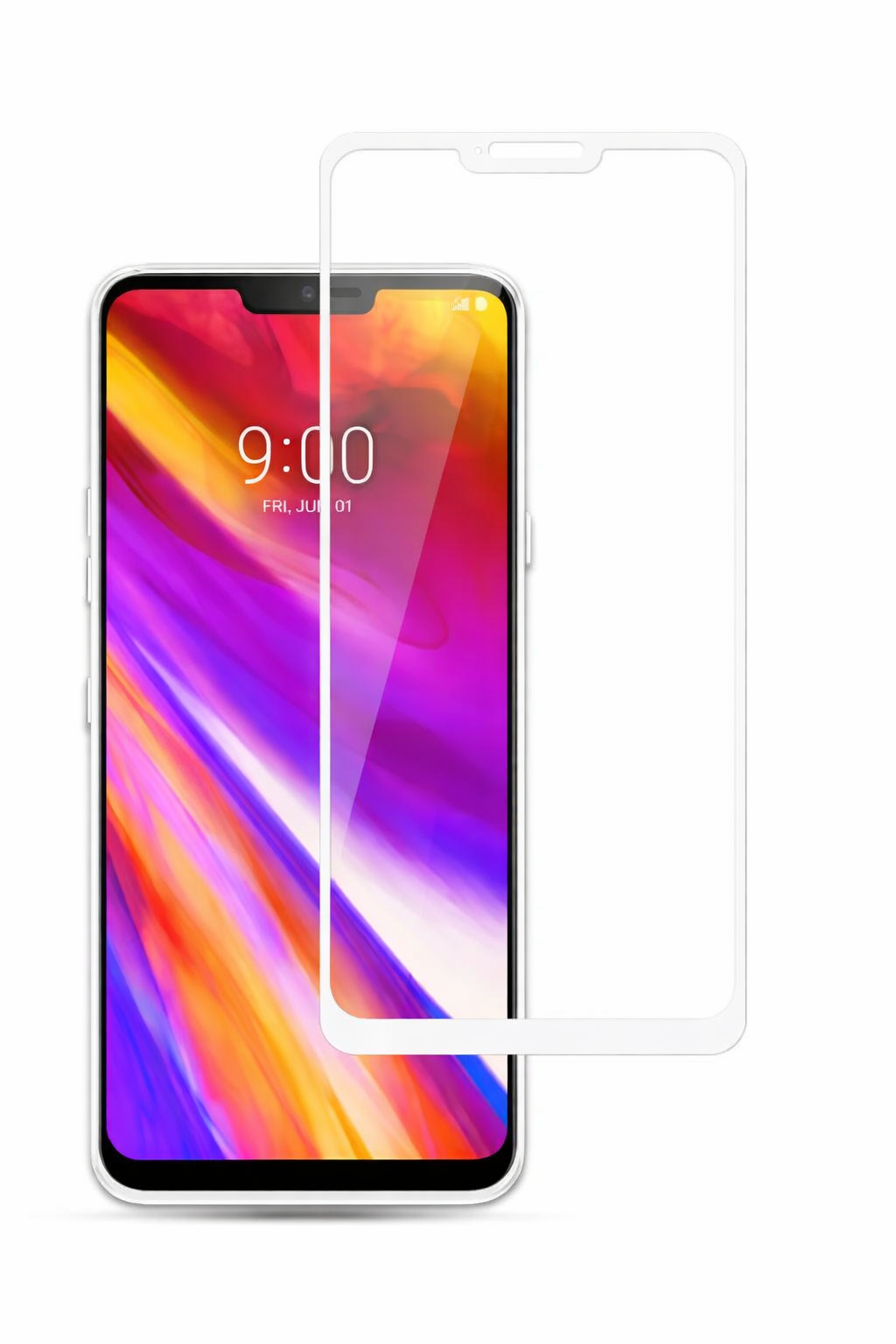 Película Vidro Temperado 3D Branco LG G7 ThinQ Multi4you®