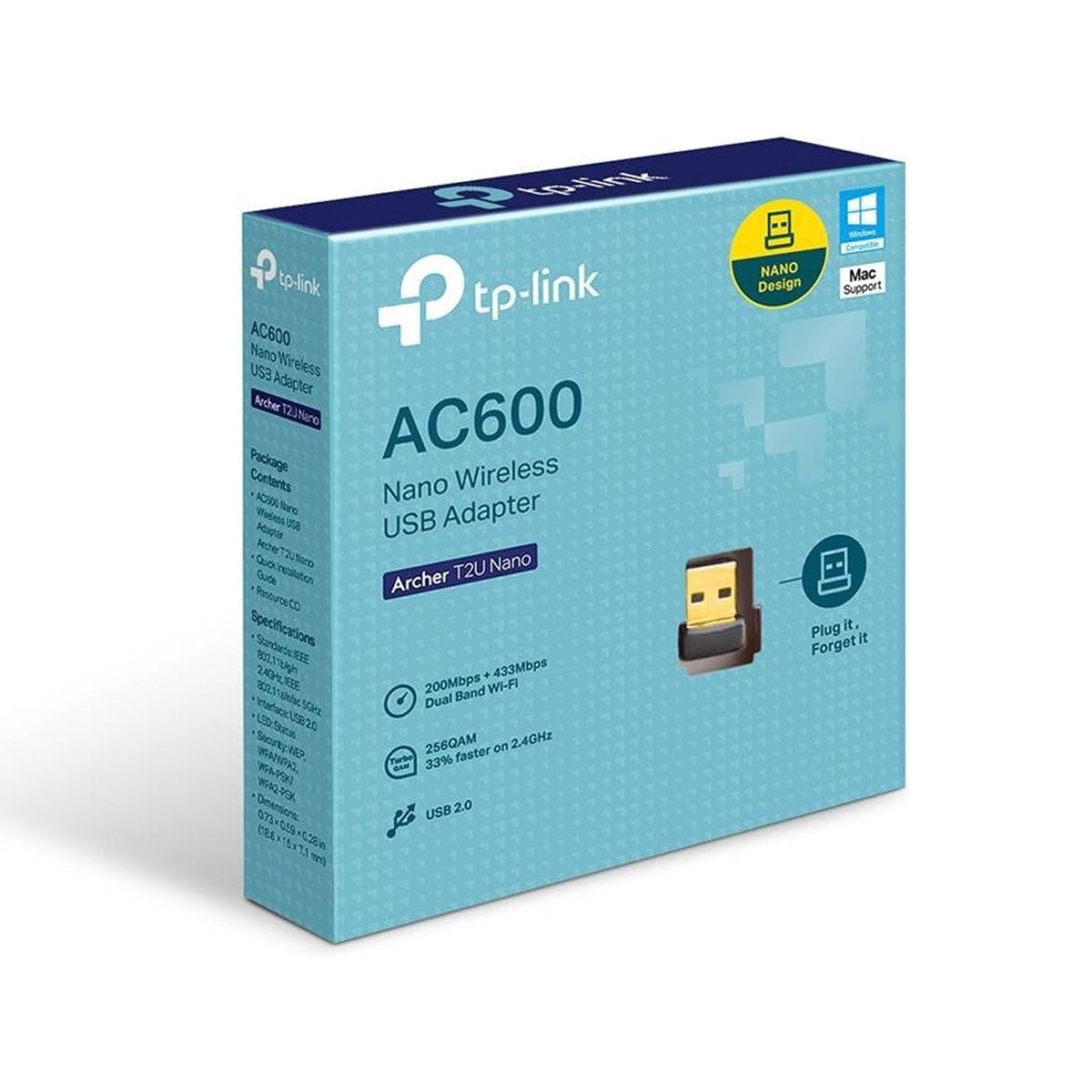 Adaptador Wireless USB AC600 Nano