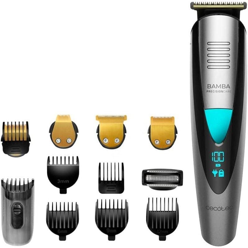 Cecotec Bamba PrecisionCare Máquina de cortar cabelo multifunções 5 em 1