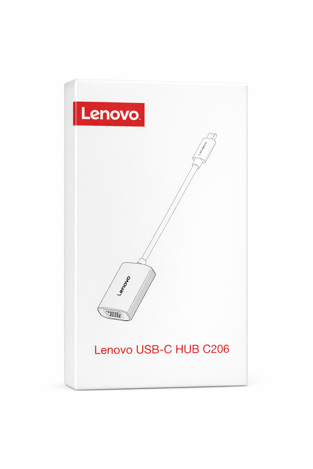 Adaptador Lenovo USB-C para VGA – Modelo C206