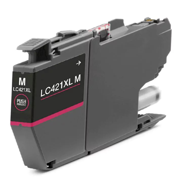 Tinteiro Brother Compatível LC421 XL Magenta