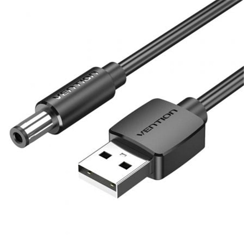Cabo de Alimentação Vention USB-A para DC 5.5mm - 1 Metro