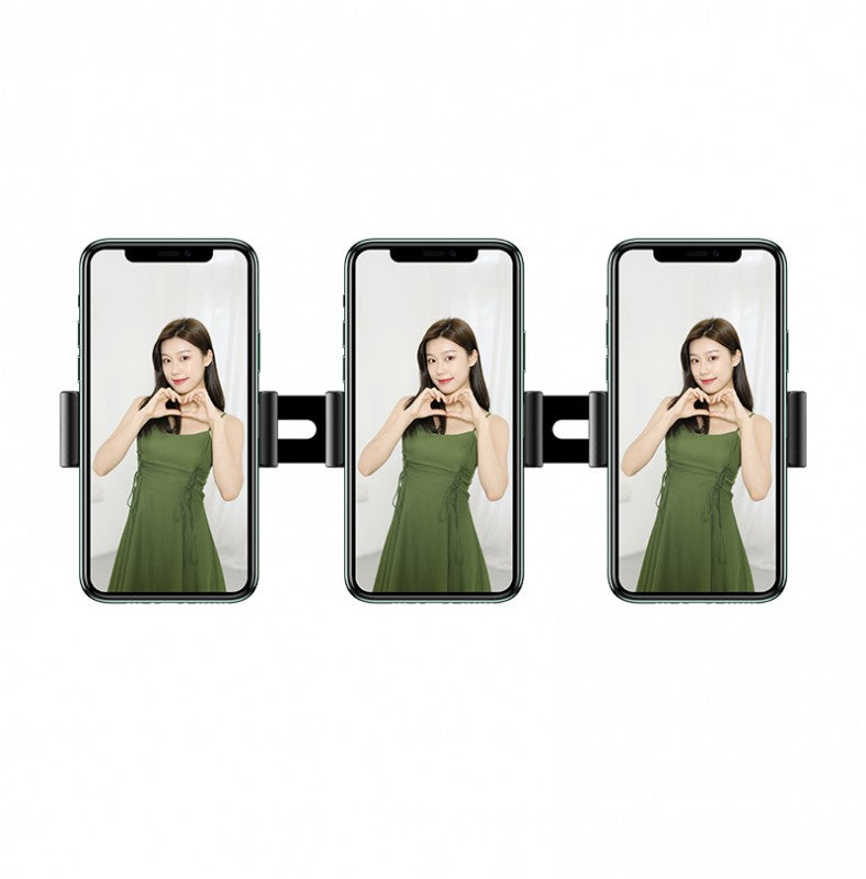 Clipe de Suporte de Metal LK-A109 para 3 Telemóveis (Inclui 3 Suportes)