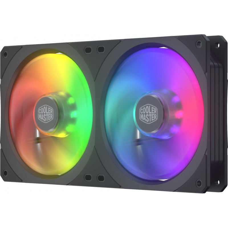 Cooler Master Dual SF240R ARGB 240x120mm Black – MFX-B2D2-18NPA-R1