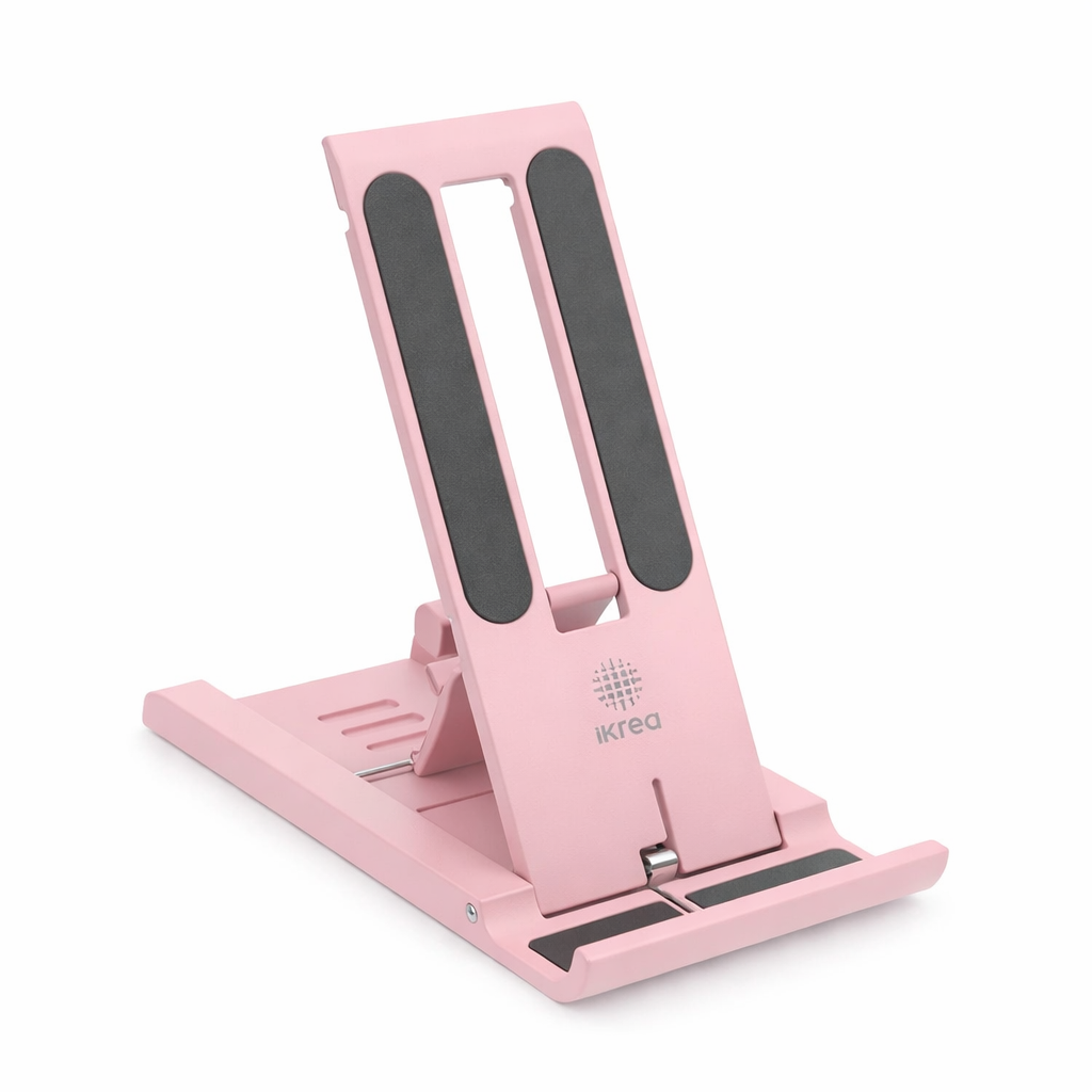 Suporte Universal Ajustável para Telemóvel e Tablet (4–12,9”) – Rosa