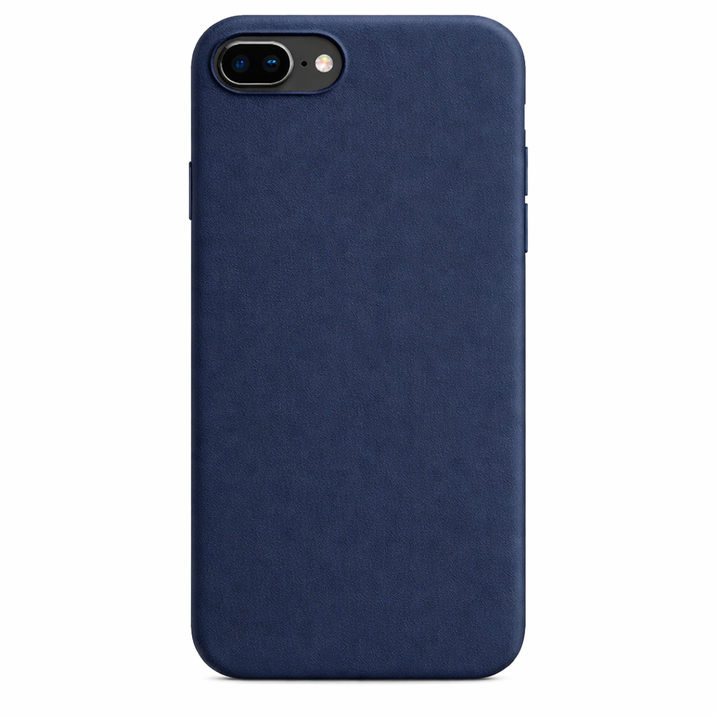 Capa em Pele para iPhone 7 Plus / 8 Plus – Azul Marinho