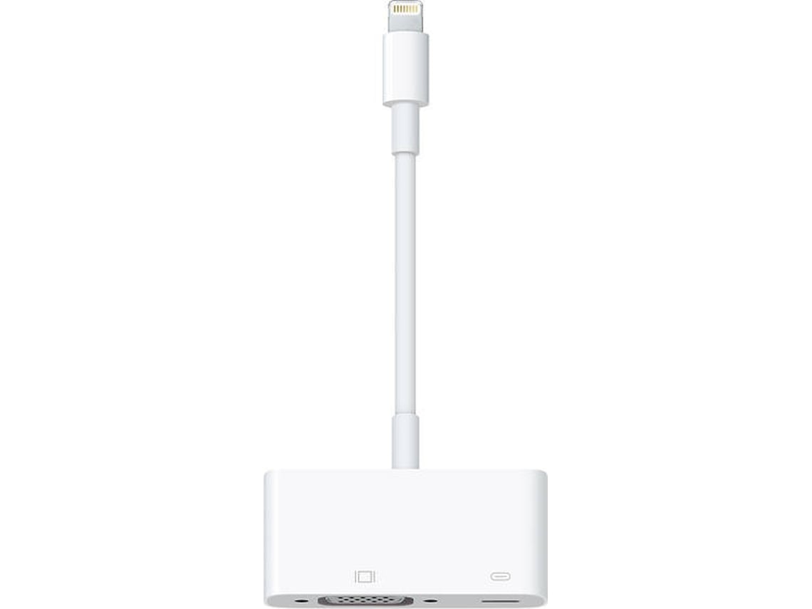 Adaptador APPLE MD825ZM/A (iPad - Lightning - VGA - 2 Portas - Branco)