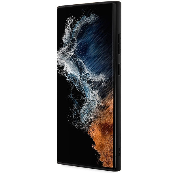 Capa AMG Carbon Stripe&Embossed para Samsung Galaxy S23 Ultra - preta