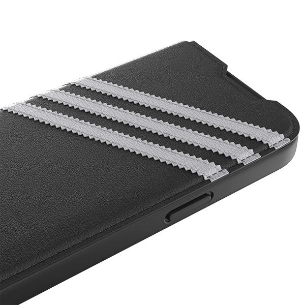 Etui Adidas OR Booklet Case PU para iPhone 14 Pro - preto e branco