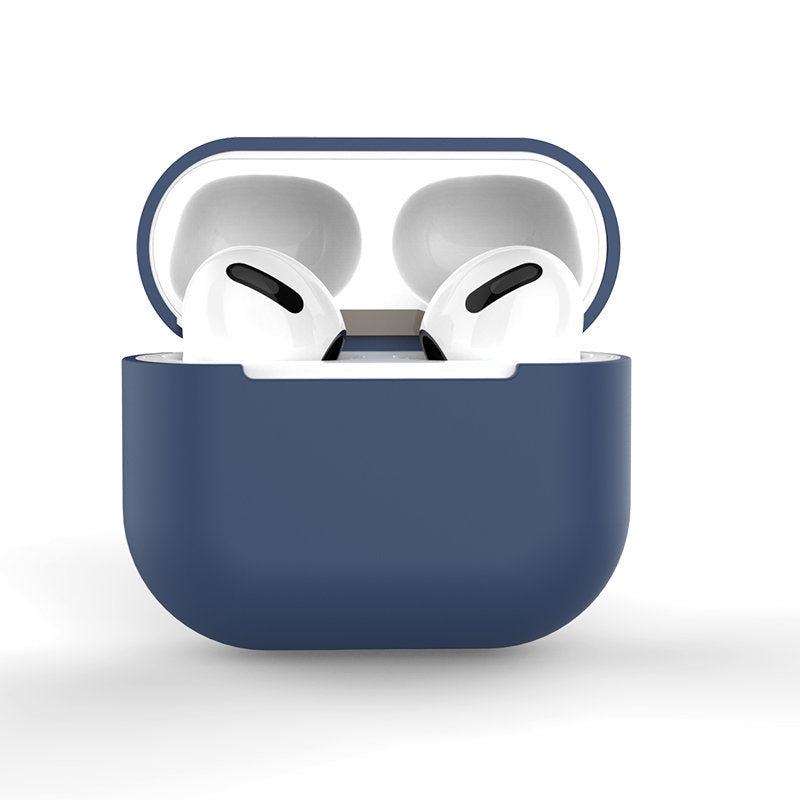Capa Silicone para AirPods 1 / AirPods 2 – Azul (Case C)